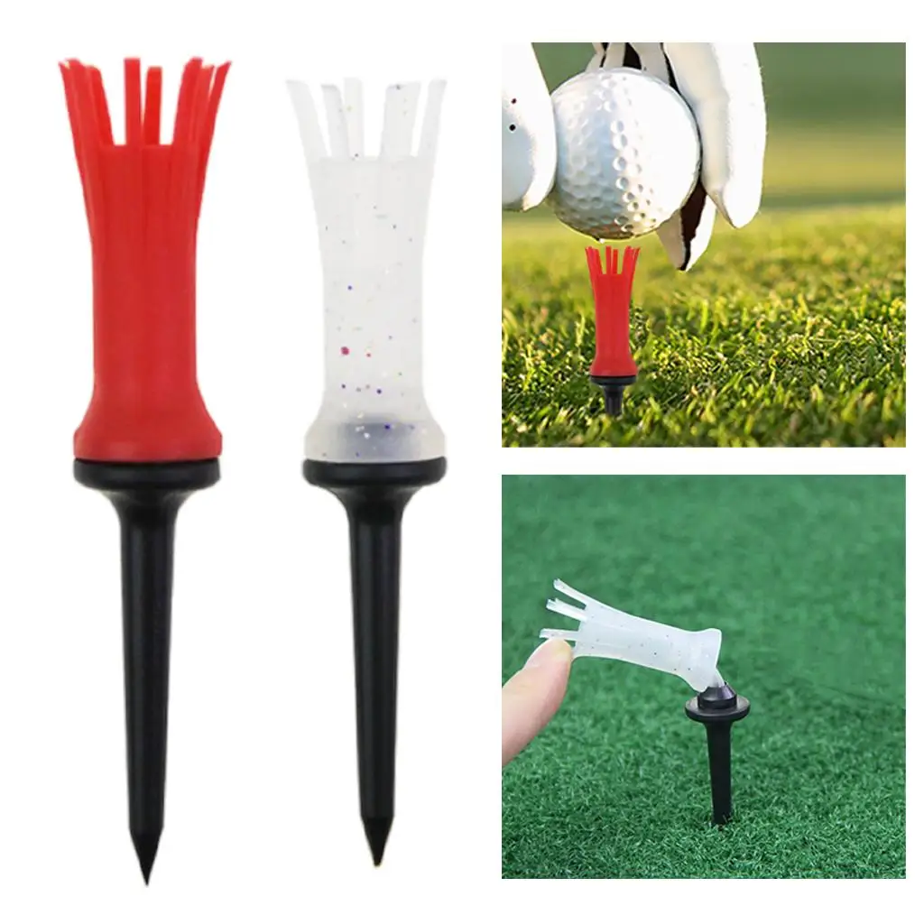 Unbreakable Rubber Golf Tees with Good Elasticity for Sports Equipment