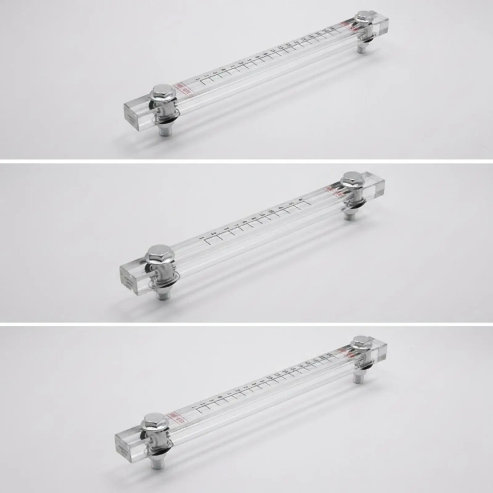 Liquid Level Gauge Accurate Acrylic Level Gauge Sight Glass Rectangular Indicator Easy to Install for Technicians