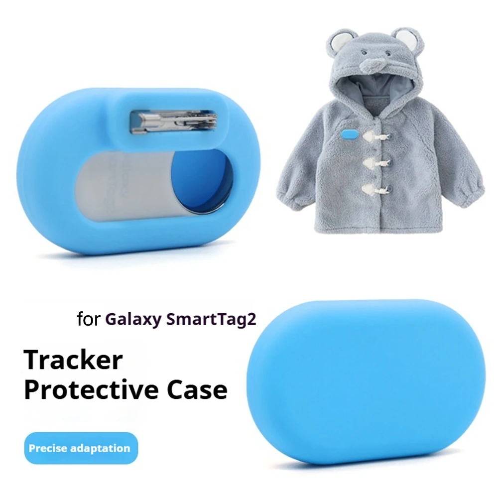 حافظة حماية من السيليكون لهاتف Galaxy Smarttag 2، حامل دبوس ملابس الأطفال، غطاء تعقب مضاد للفقدان لملحقات Smarttag2