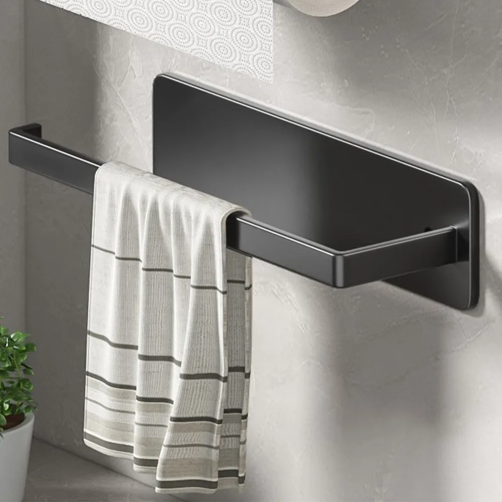 

Iron Paper Towel Holder Multifunctional Wall Mounted Kitchen Towel Rack No Installation Required Convenient Tissue Roll Holder