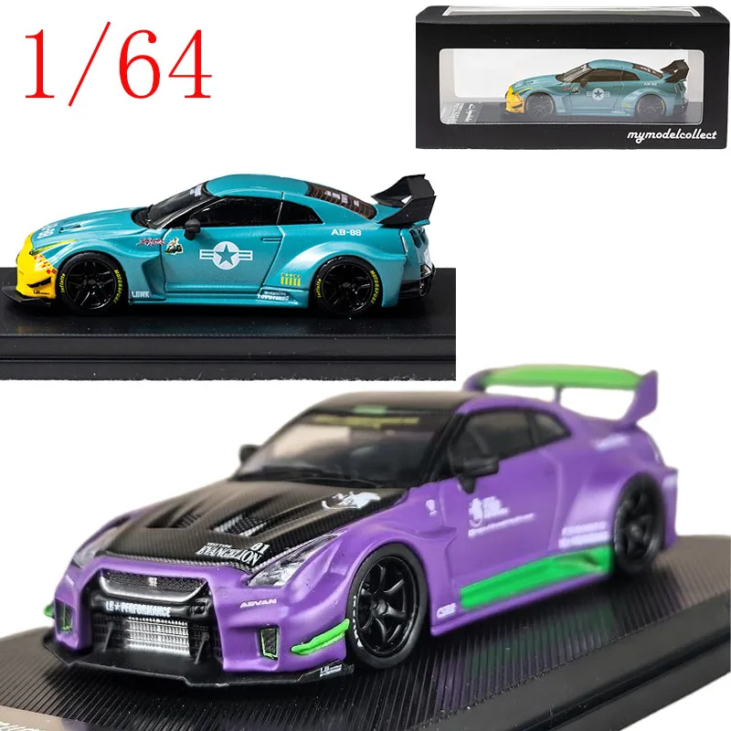 

MC Diecast 1/64 Scale ‌Liberty Walk Widebody Nissan GT-R R35 Alloy Car Model Toys for Boys Gift