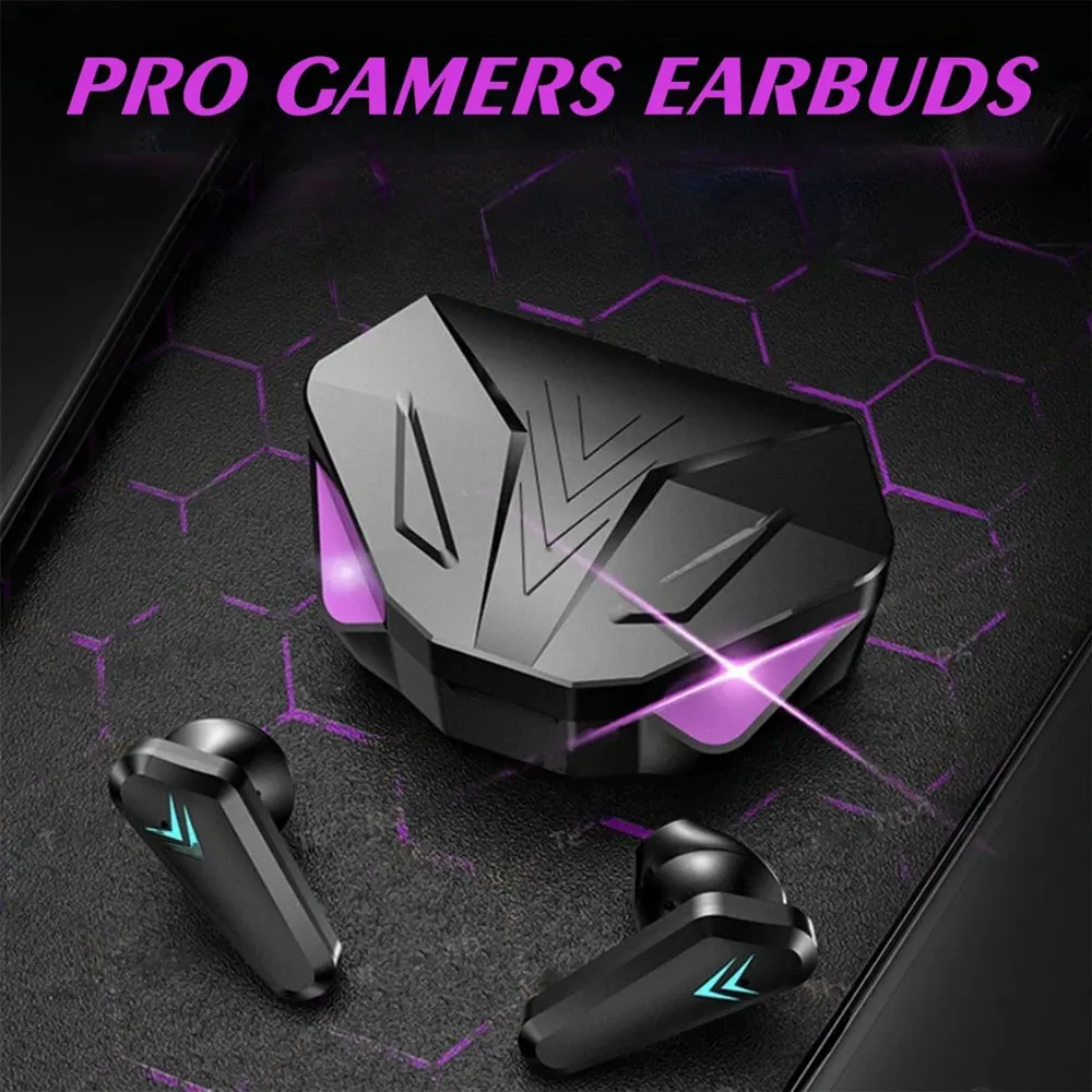 TWS Wireless Bluetooth Headset LED Display Gamer Earbuds with Mic Wireless Headphones Noise Cancelling Bluetooth Earphones X15