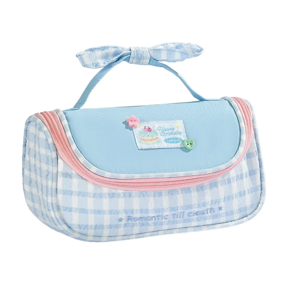 estojo-de-lapis-com-estampa-y2k-e-laco-grande-estojo-de-mesa-com-laco-de-bolo-bolsa-de-canetas-estilo-coreano-bolsa-de-papelaria-de-tecido-xadrez