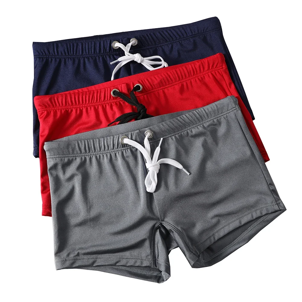 

Мужские плавки-боксеры из ледяного шелка: быстросохнущие, дышащие, предотвращающие неловкость, для плавания, для взрослых