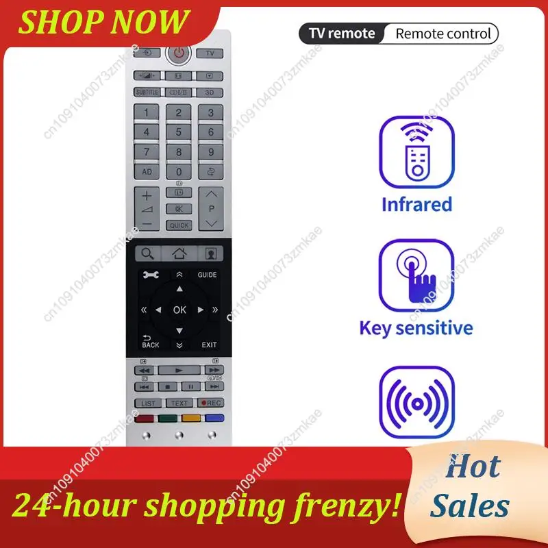Daily Sale Replace CT 90430 Silver Remote Control Plastic Remote Control For Toshiba 4K Ultra HD TV HD Smart TV