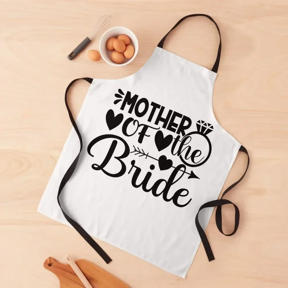 

Mother of the bride gift for mother day Apron Cute Kitchen with personal logo Apron