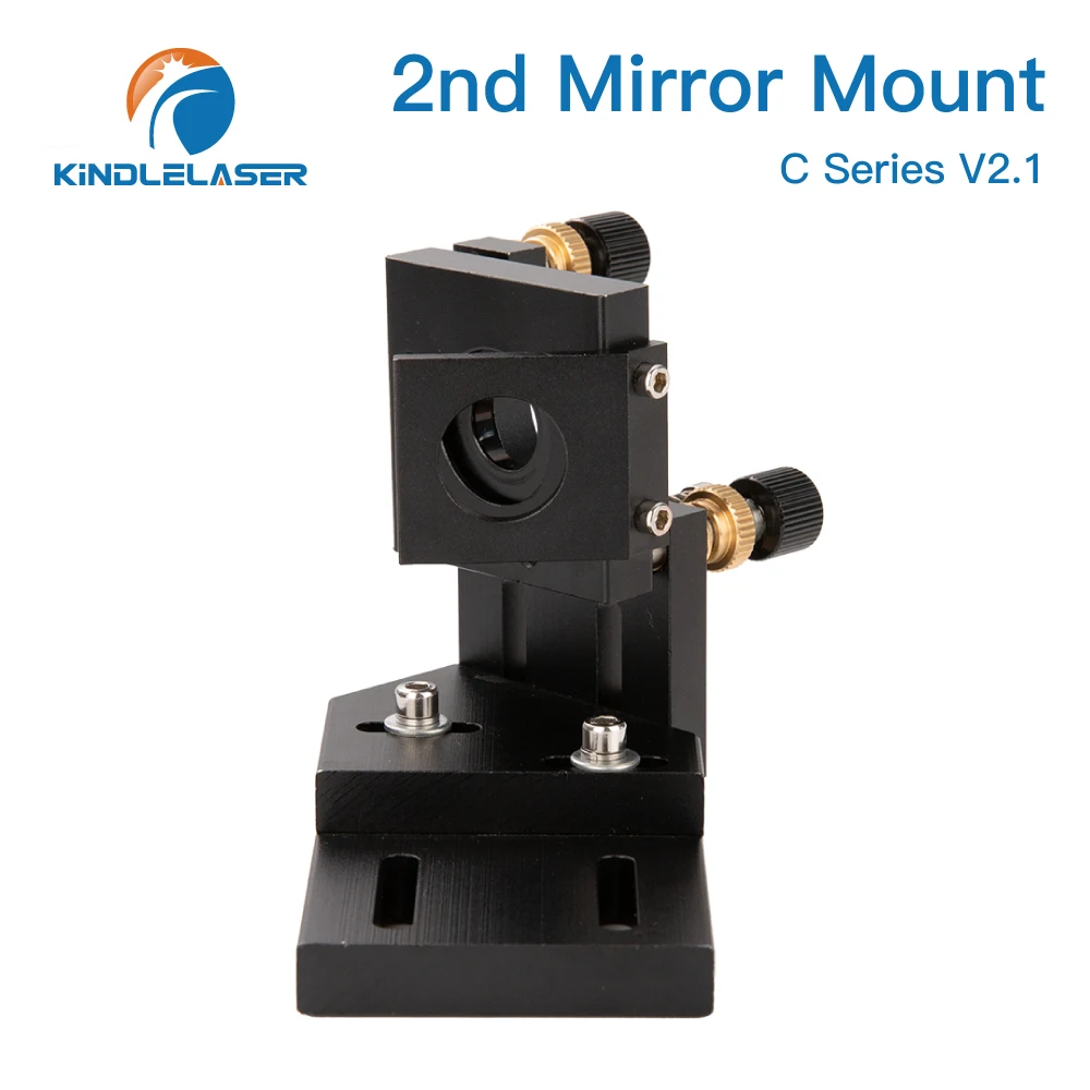 Kindlelaser CO2 nero secondo specchio per montaggio Laser supporto integrato per montaggio a specchio da 25mm per macchina per incisione Lase