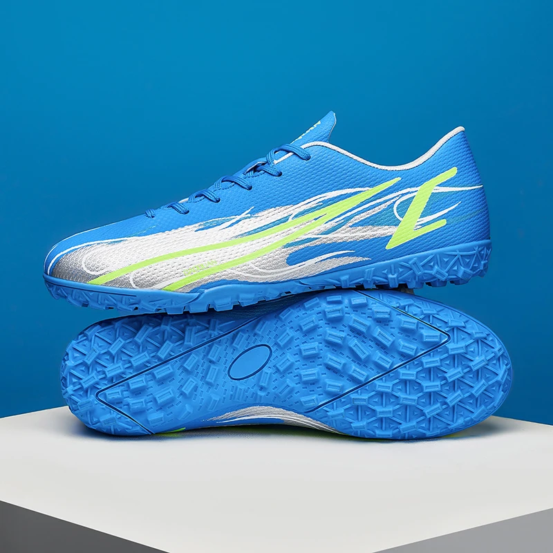 أحذية كرة القدم المهنية الرجال في الهواء الطلق عالية الجودة أحذية كرة القدم الرياضية الأحذية Ag/Fg المسامير الطويلة العشب الاصطناعي التدريب مباراة Spi #4