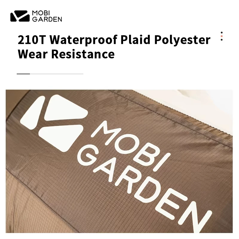 MOBI GARDEN Outdoor 820g Ultralekka sofa powietrzna Łóżko Przerwa na lunch Plaża Przenośna leniwa sofa nadmuchiwana Mata kempingowa 150kg Łożysko