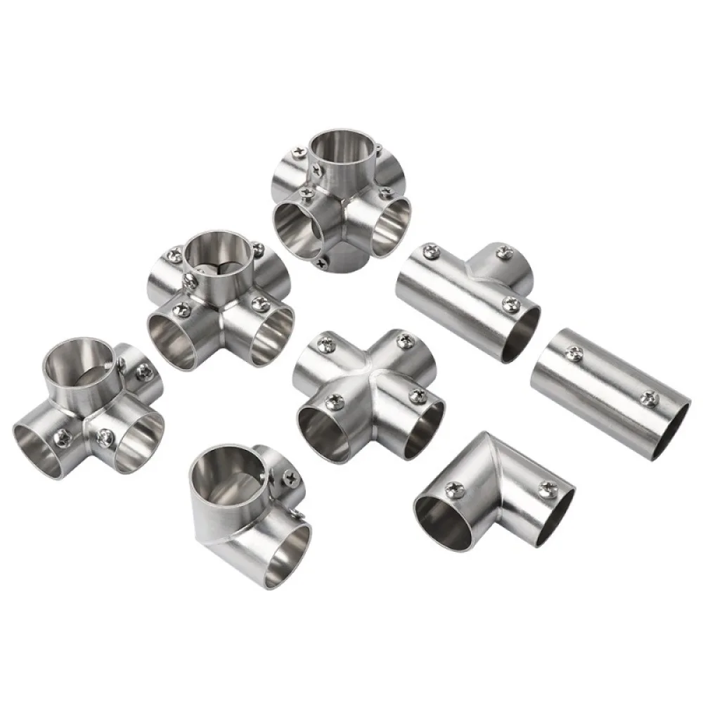 Professional Tube Connector Fitting Steel Corner Joint Hardware For Modular Display Shelf Frame Assembly 19mm 25mm