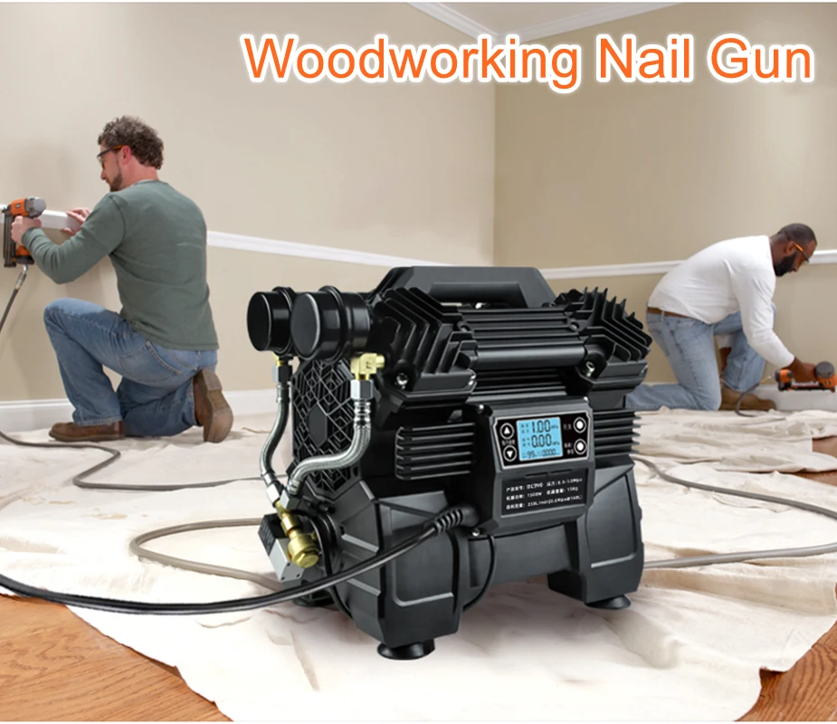 Brushless mute air compressor air pump small 220V air compressor woodworking spray paint deodorization