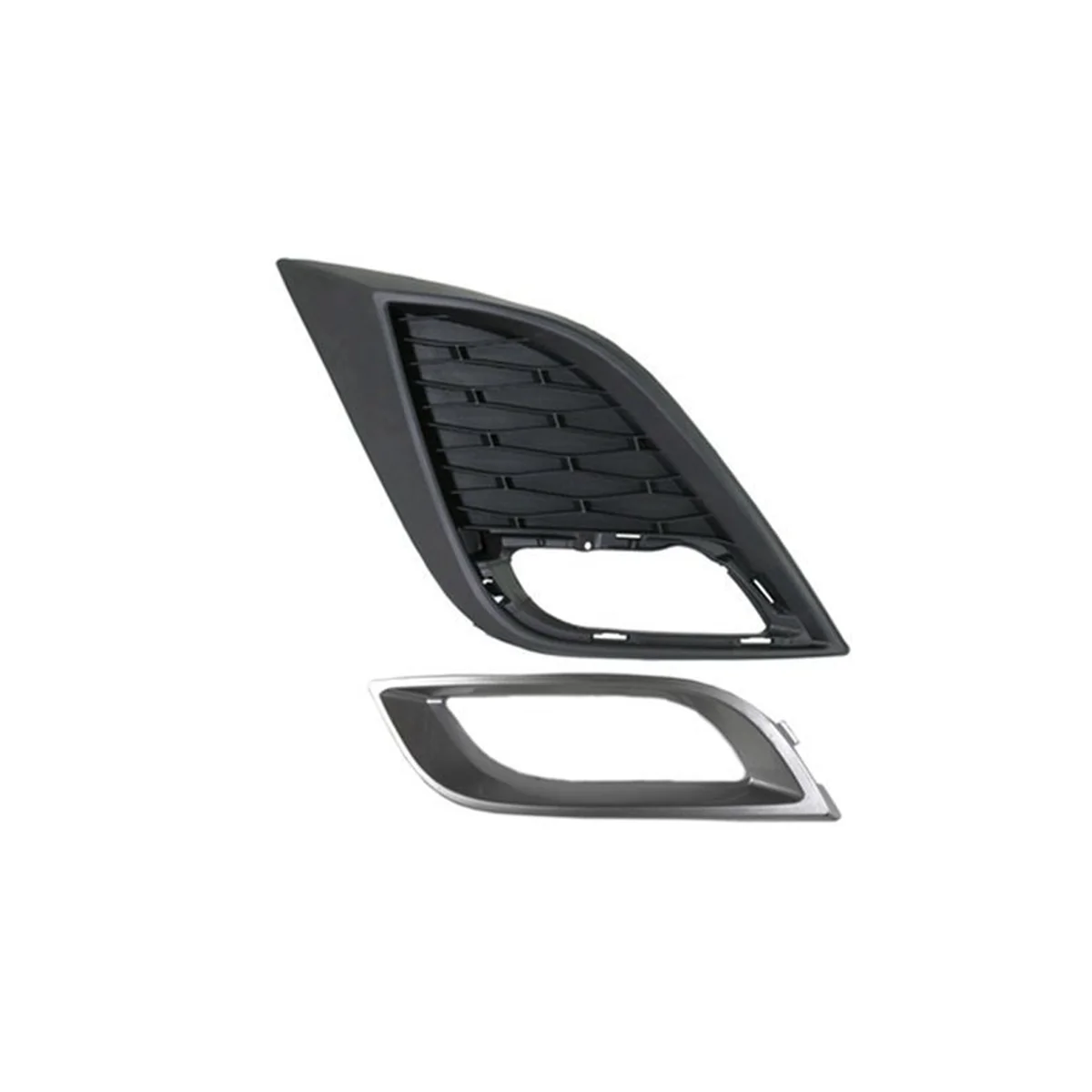 

BBN250C11C Car Right Front Bumper Fog Light Grille Fog Lamp Cover with Chrome for 3 2010 2011