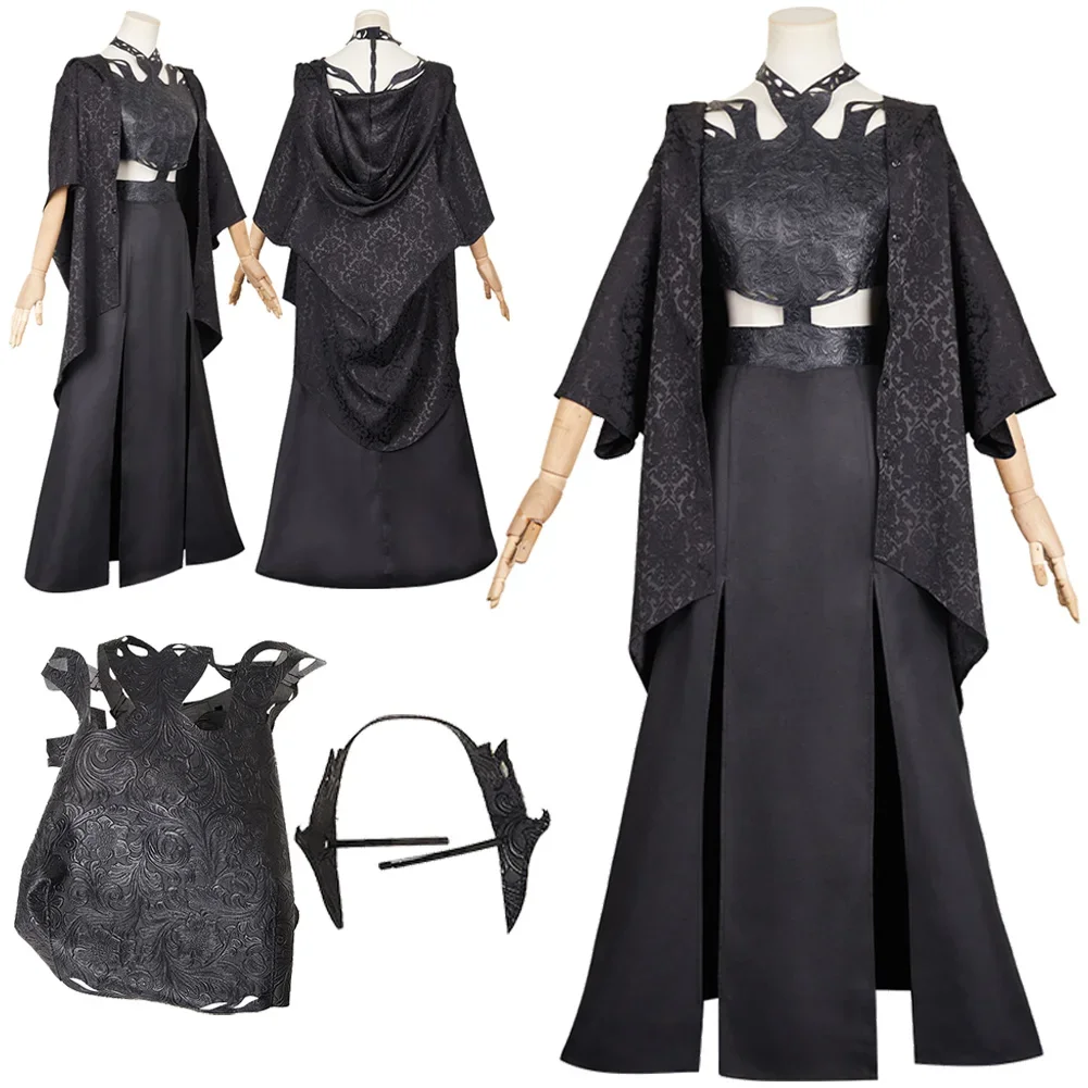 

Witch Cosplay Fantasy Horror Black Suits Clothing TV Dark Diary Of Agatha Costume Disguise Adult Outfits 2025 Hot Sale