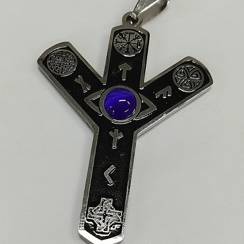 Colgante Cruz Llave de Salomón