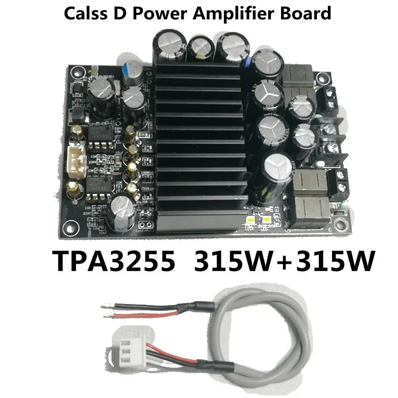 

TPA3255 Fever HIFI Digital Power Amplifier Board, High Power 2.0 Channel, Stereo 600W HIFI