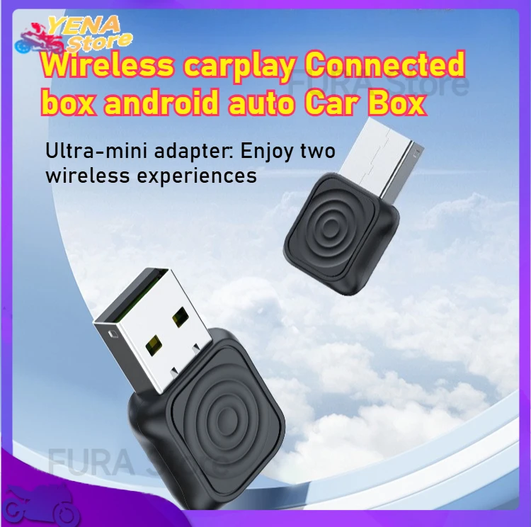 

Wireless adapter, wireless CarPlay, Android Auto, car plug-and-play, WiFi, Bluetooth automatic connection