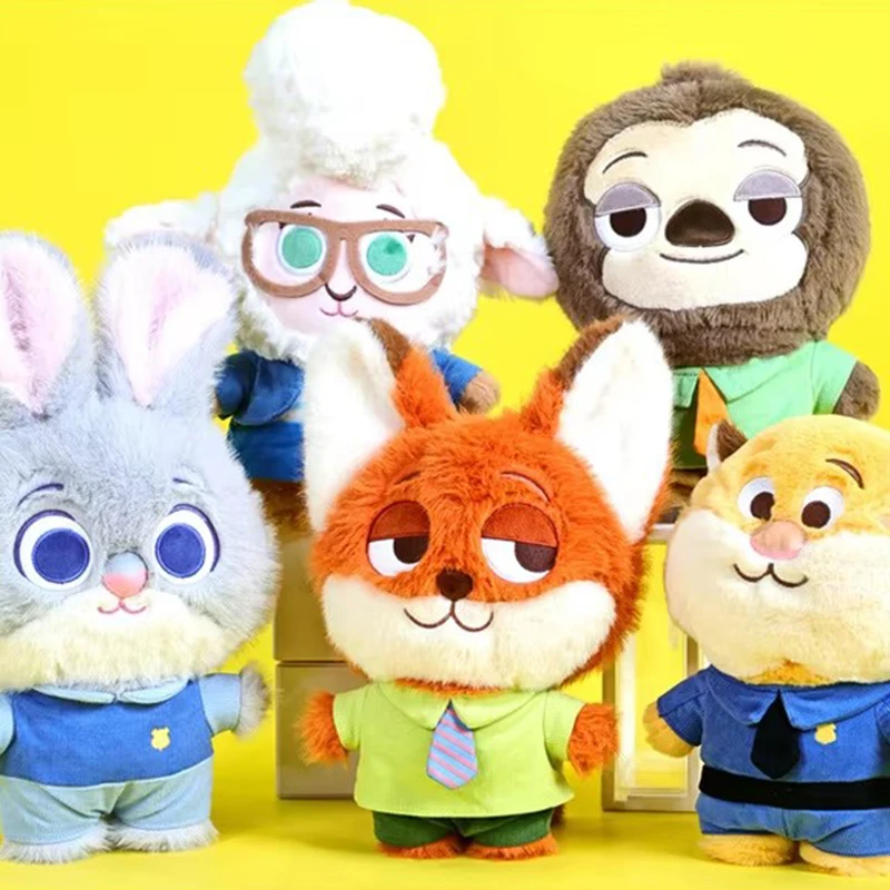 

Zootopia 29cm Plush Doll Toy Disney Judy Nick Flash Leopard Police Officer Trend Multi Functional Children'S Adult Gifts