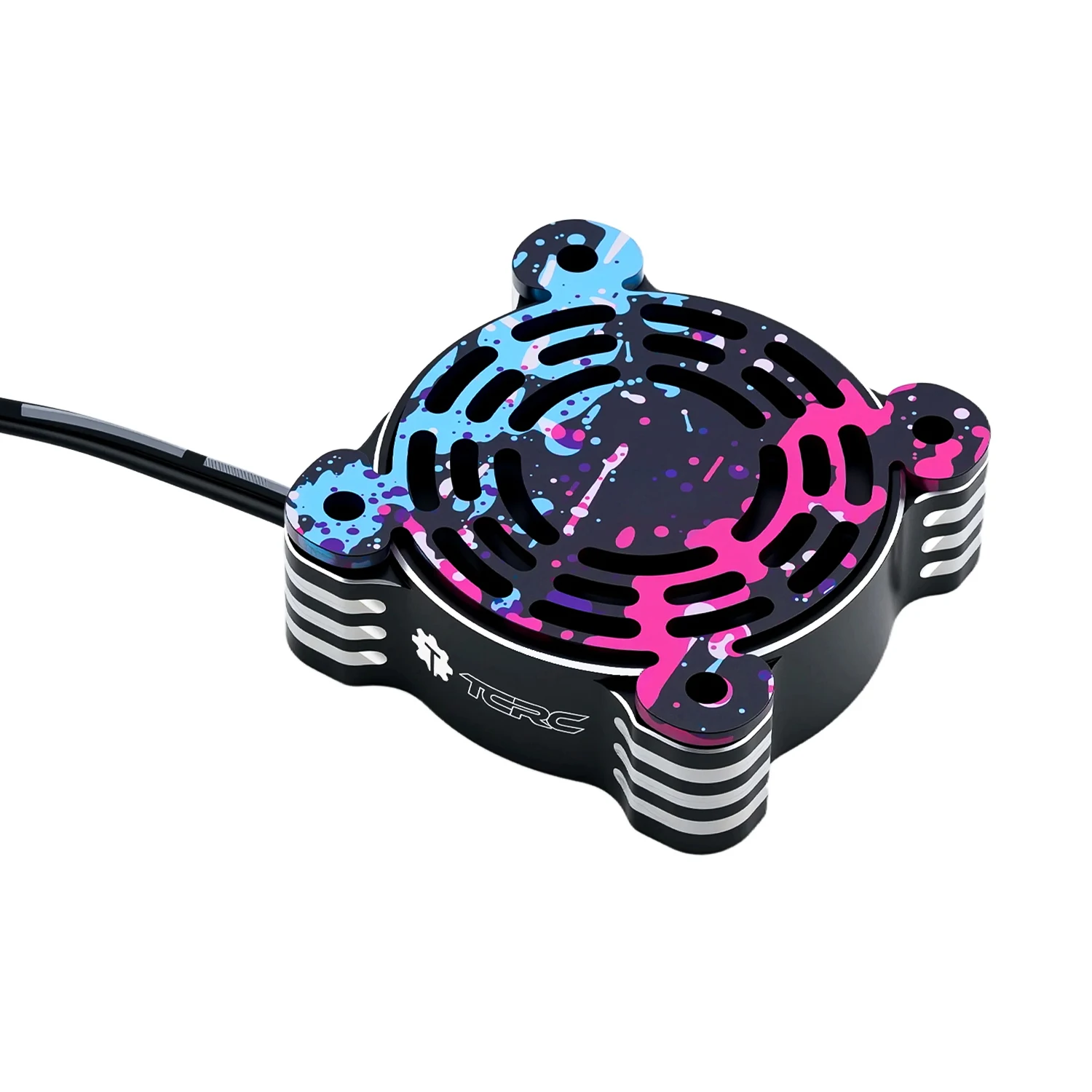 TCRC 40x40x13mm High Speed Aluminum RC Motor Heatsink ESC Cooling Fan for 1/10 1/8 RC Car Truck Buggy Truggy