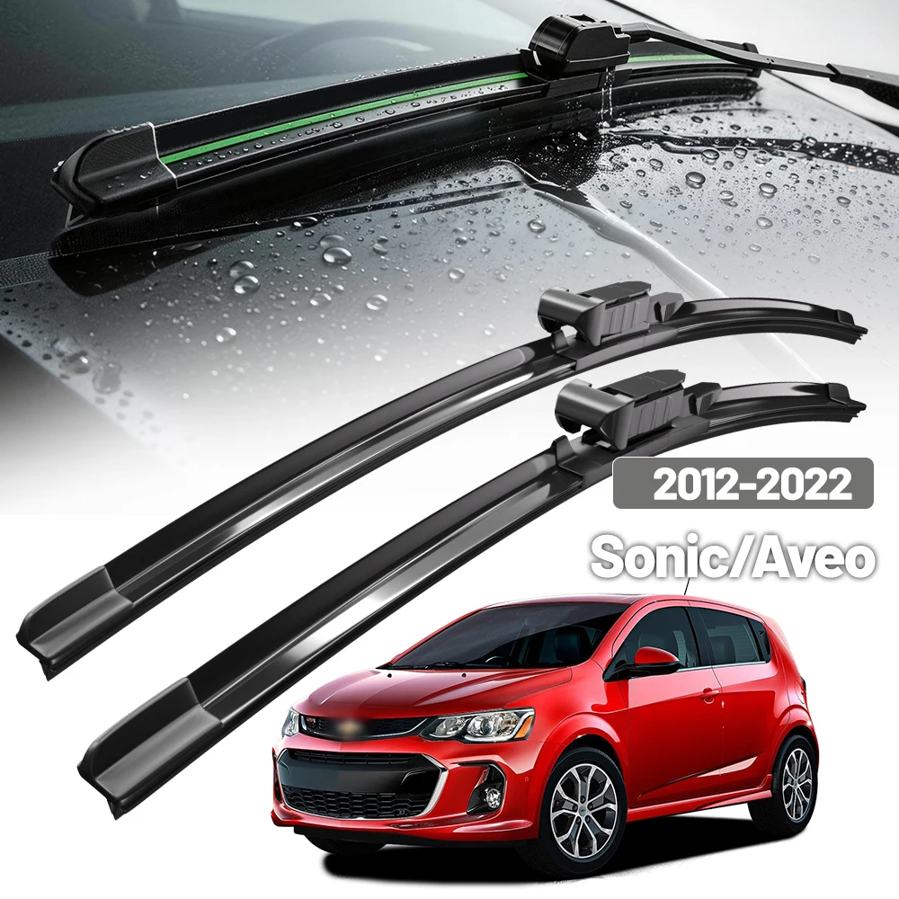 

Wiper Front Wiper Blades Set For Chevrolet Sonic Aveo 2012 - 2022 Windshield Windscreen Rain Brushes 26"+15"