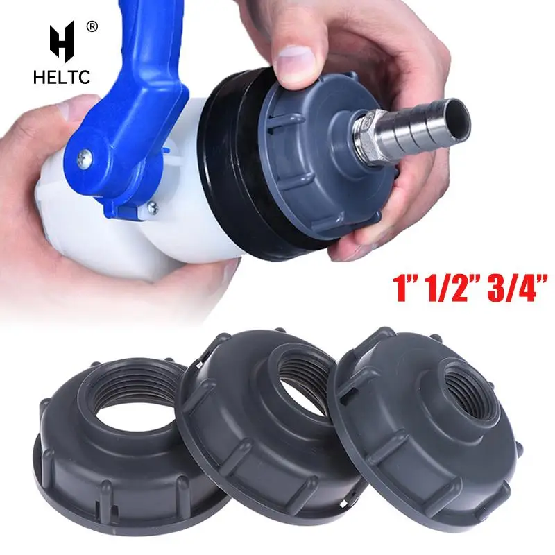 

1/2" 3/4" 1" Female Thread IBC Tank Adapter S60 Water Tap Connector Valve Replacement Fitting Garden Irrigation Connection Tool