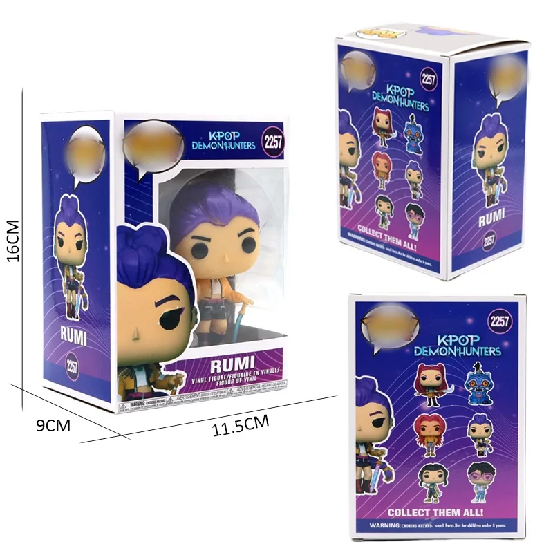 Figurka K-pop Demon Hunter Zoe Rumi Mira Jinu Derpy Tiger Pop Collection, limitowana edycja, zabawka dla dzieci, prezent