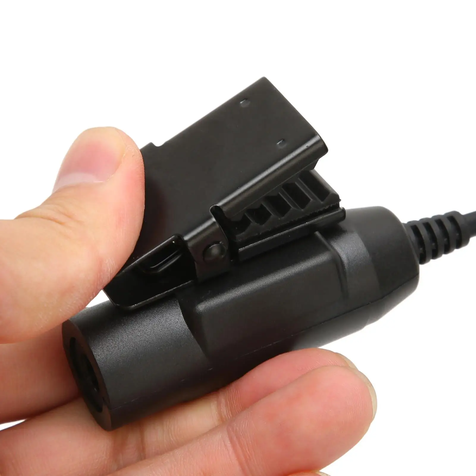 Adaptador militar U94 PTT para walkie-talkies, compatible con auriculares