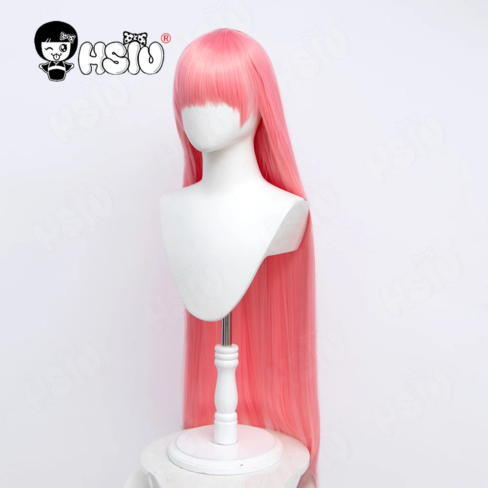 Naito Suzu Belle Cosplay Wig Anime Ryuu to Sobakasu no Hime Cosplay Wig Deep pink long hair Heat Resistant Synthetic Wig+Wig Cap