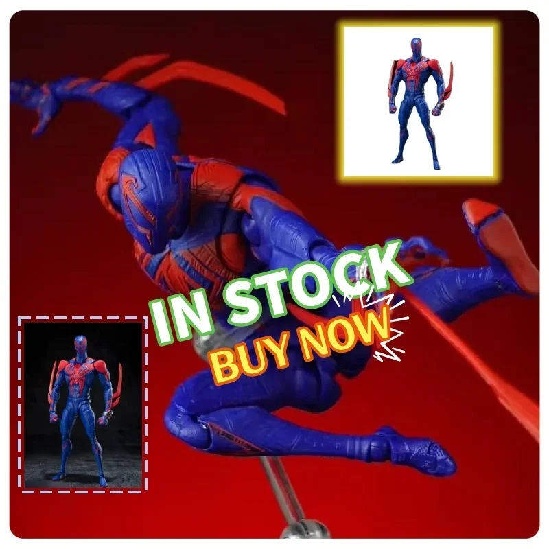 

New Ct Spider-Man 2099 Shf S.H.Figuarts Spiderman Across The Spider-Verse Part One anime Action Figures model Statue Toys gifts