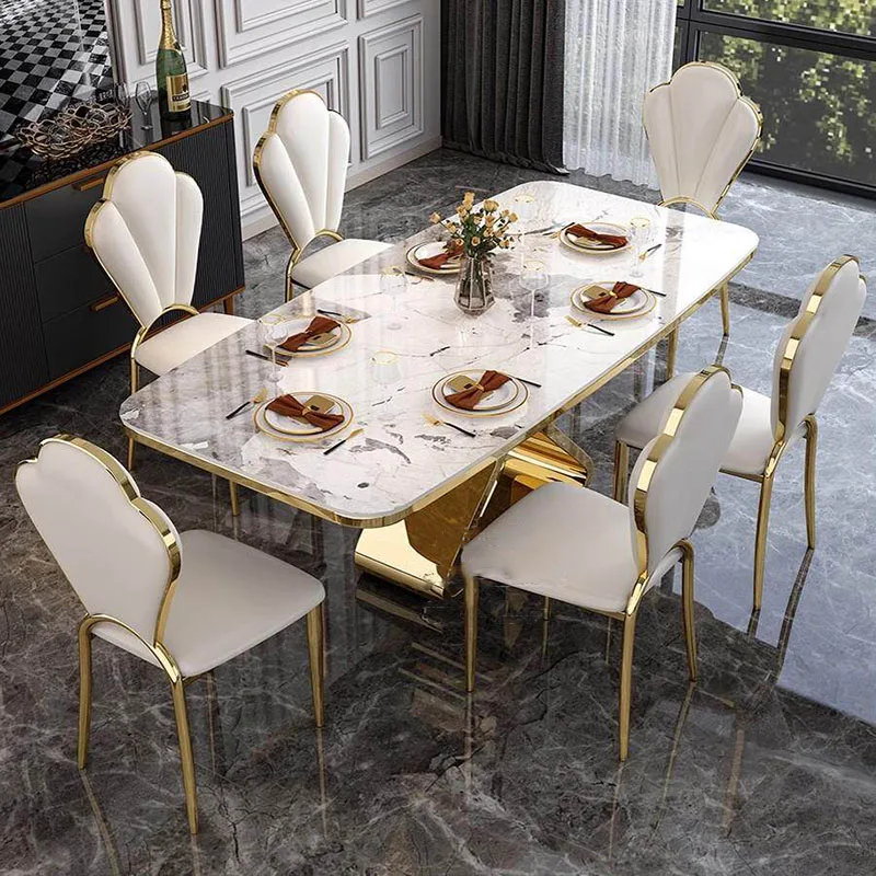 

Premium Nordic Dining Table Classic Versatile Trendy Luxury Dining Tables Unique Design Tavolo Pieghevole Home Furniture
