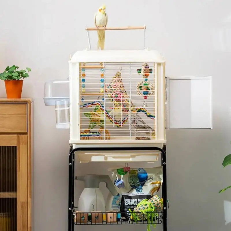 

Cage Carrier Speciality Nest Rabbit Parrot Bird Villa Shelf Courtyard Bird Cage Home Oiseaux Accessoires Pet Products RR50BC