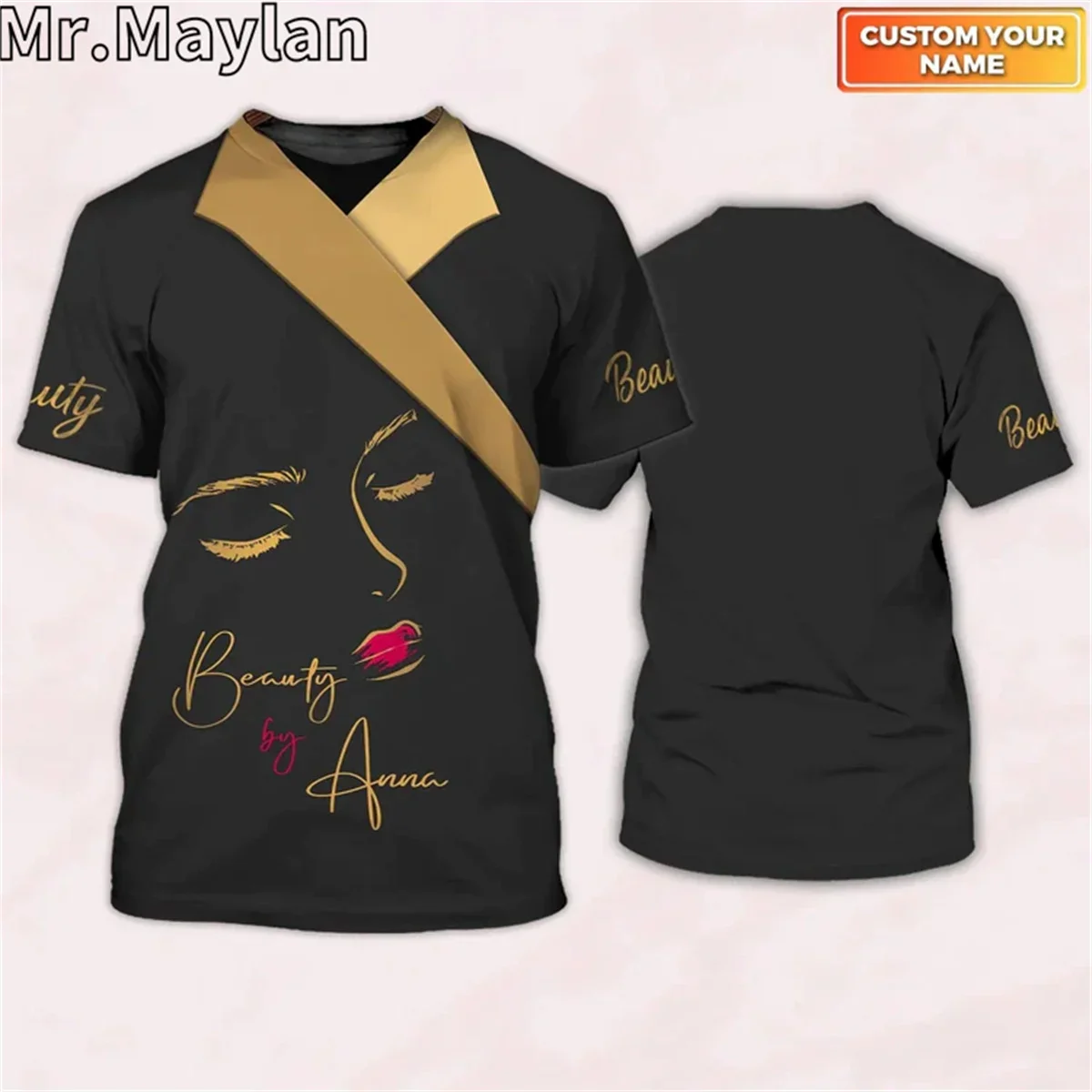 3D Brow Specialis Personalized Tshirt Eyebrow Custom Shirts Brow Lashes Apparel Gift For Women Make Up T shirt Street Unisex Tee