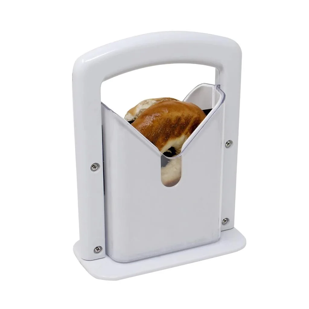 Household Bread Cutter Breakfast Bagel Guillotine Slicer Professional Toast Cutting Baking Mold