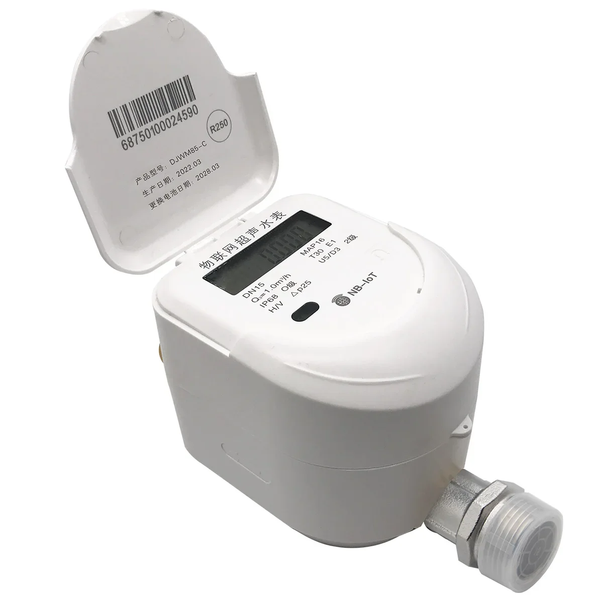 Customized Cat-1 Stainless Steel Ultrasonic Direct Drinking Cold Water Meter Smart Prepaid Remote Reading OEM for Apartment Use
