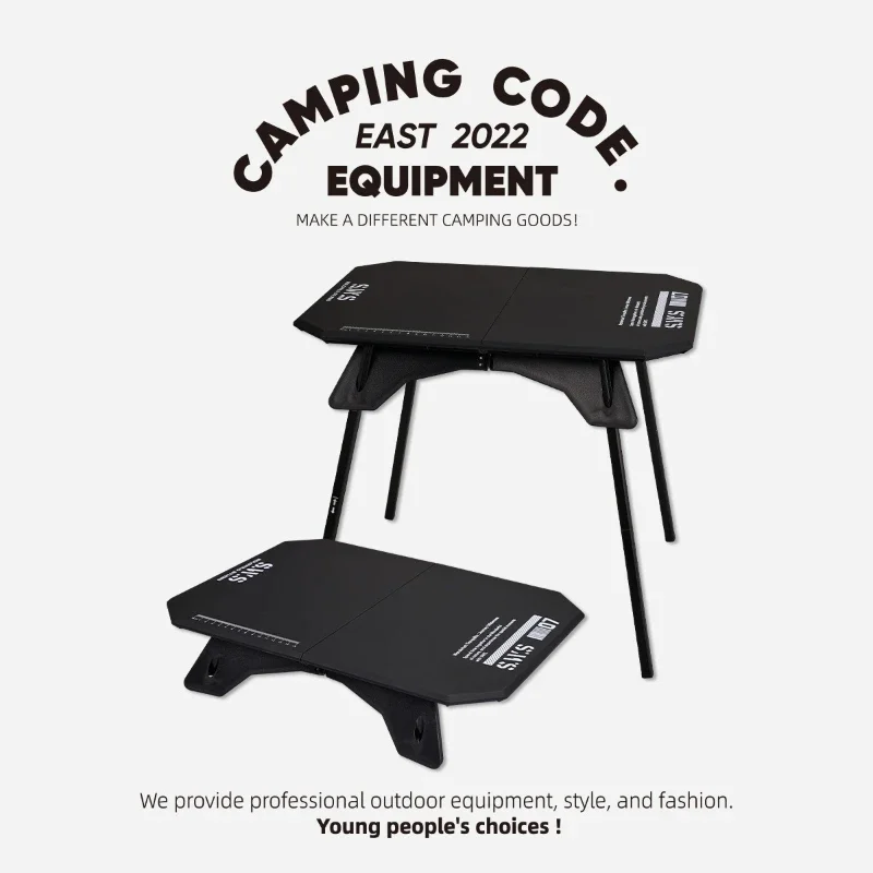 table-pliante-d'exterieur-bureau-de-pique-nique-de-camping-portable-table-reglable-en-hauteur-table-de-pique-nique-en-alliage-d'aluminium-bureau-de-stockage-des-aliments-de-plage