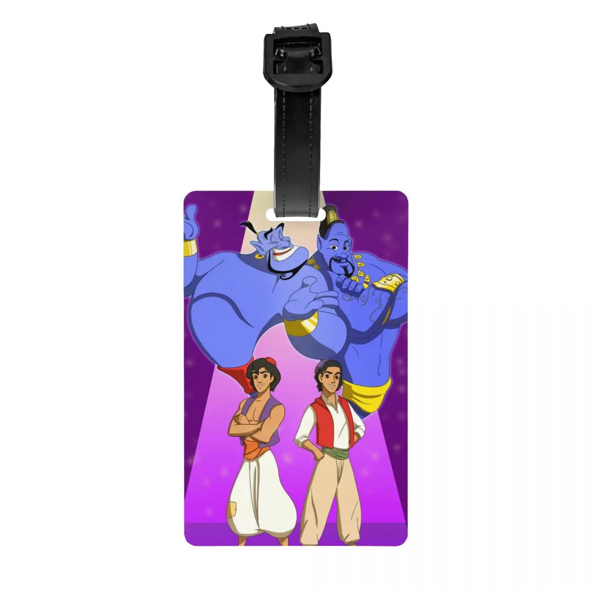 

Пользовательский милый мультфильм Aladdina, багажная бирка, чемодан, конфиденциальная обложка, идентификационная этикетка
