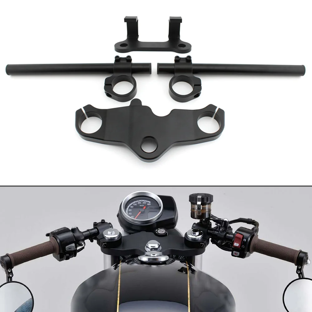 Motorcycle High Lift Version Clip Ons on Handlebar Triple Tree Front End Upper Top Clamp For Honda GB350 GB350 NC59 2021 2022