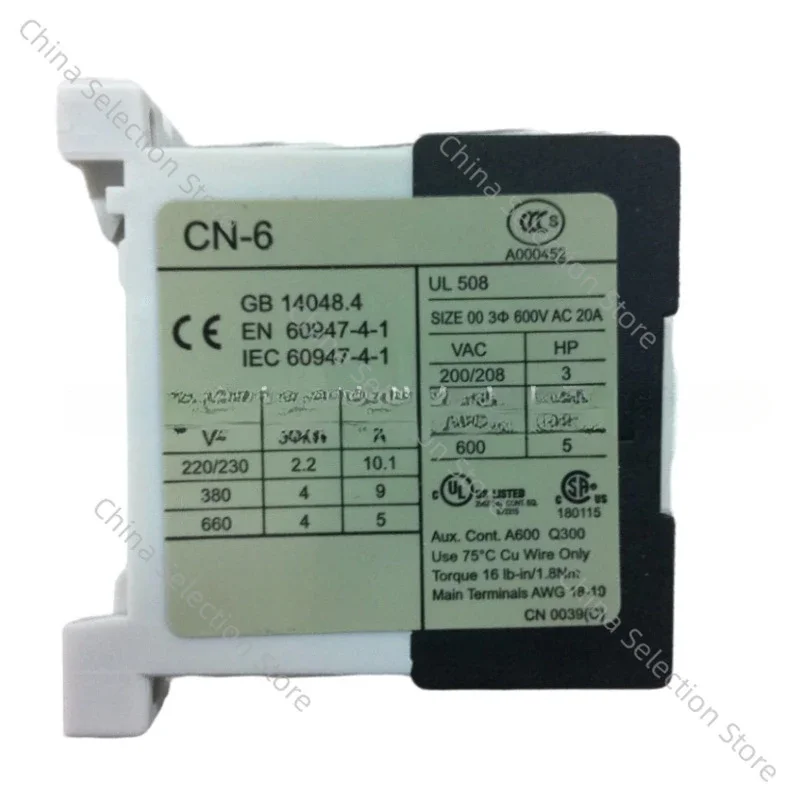 Contactor CN-6 AC AC220v Small 9A Contactor CN-6K DC DC24V