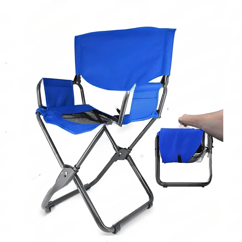 Outdoor Heavy Duty Oversized Portable Folding Beach Fishing Director Camping Chair