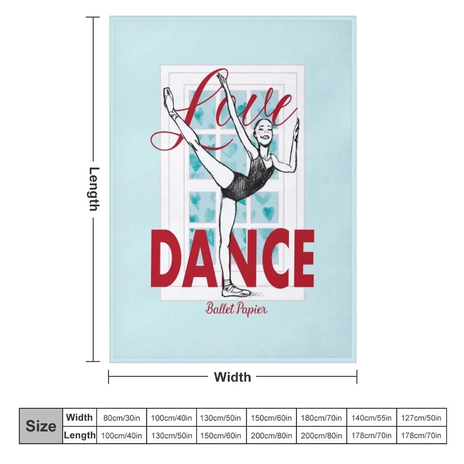 Love Dance Progress Throw Blanket couch cozy soft plush fuzzy picnic outdoor blanket