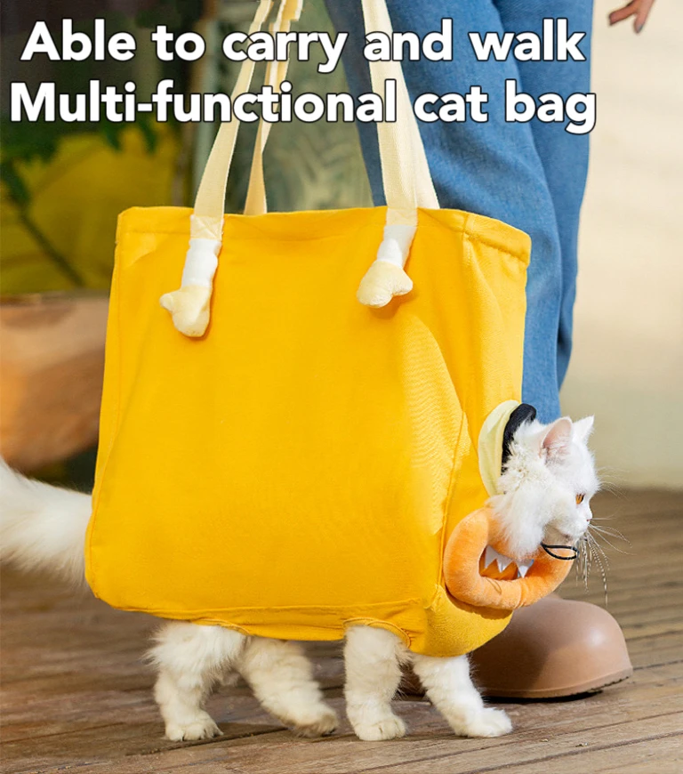 Backpack Cat dog four seasons universal outing bag four-legged ground probe Cat bag Pet probe crossbody bag handbag