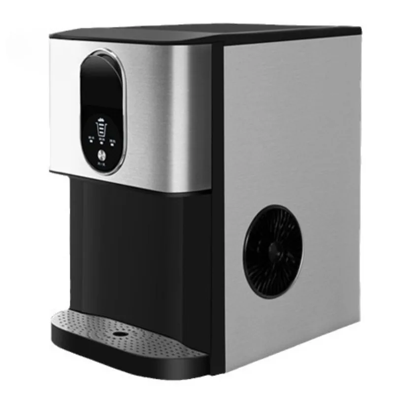 Small desktop ice machine 30kg household and commercial continuous ice making machine