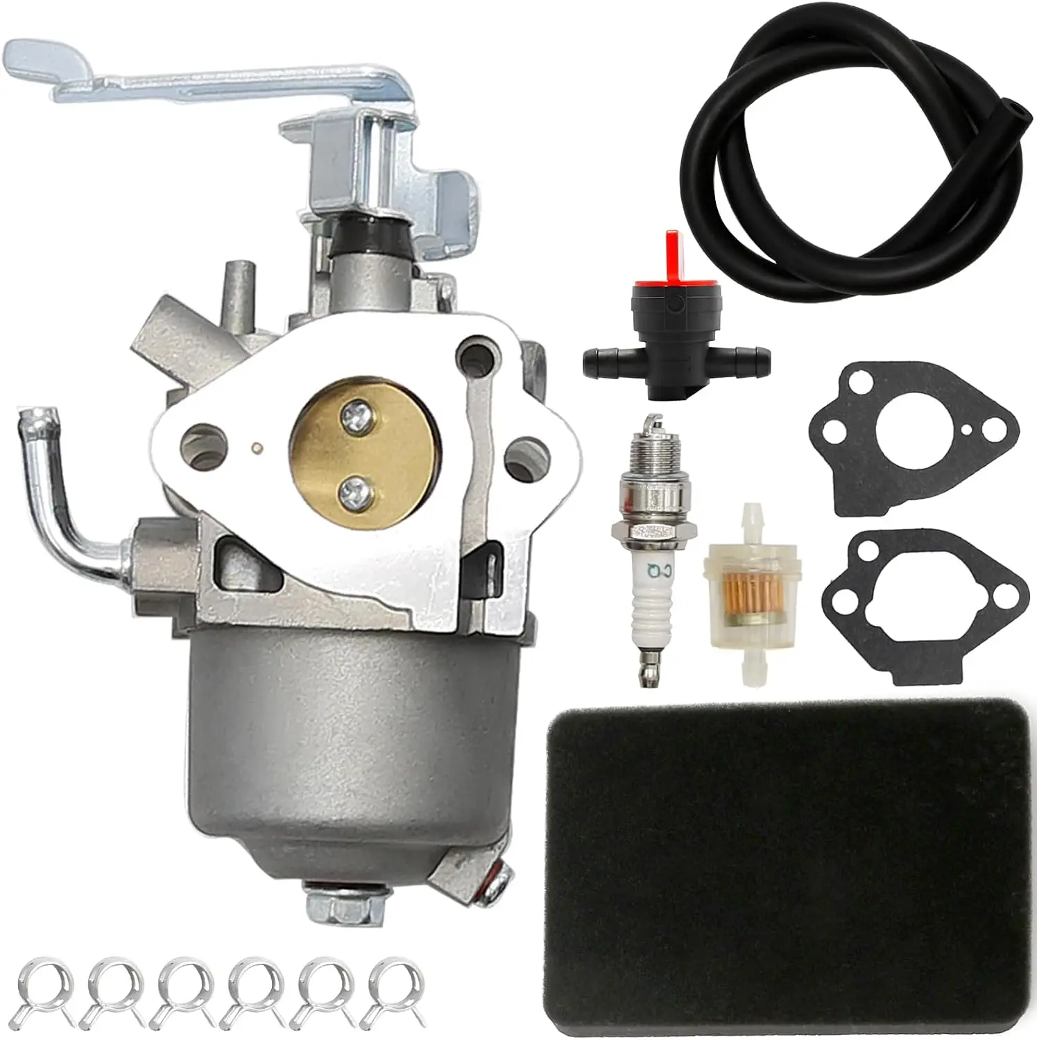 For EX30 Carburetor Replacement for Subaru Robin Engine Mikuni RGX4800 RGN5100 Replaces 279-62364-10 with Fuel Hose Valve