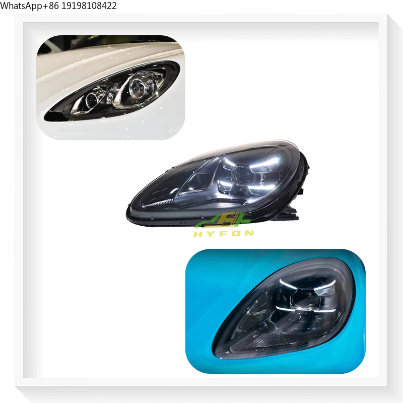 For Porsche Macan 95b 95b.1 95b.2 2014-2021 Upgraded 2024 Style matrix LED Laser Headlight Daytime Running Light Plug and Play