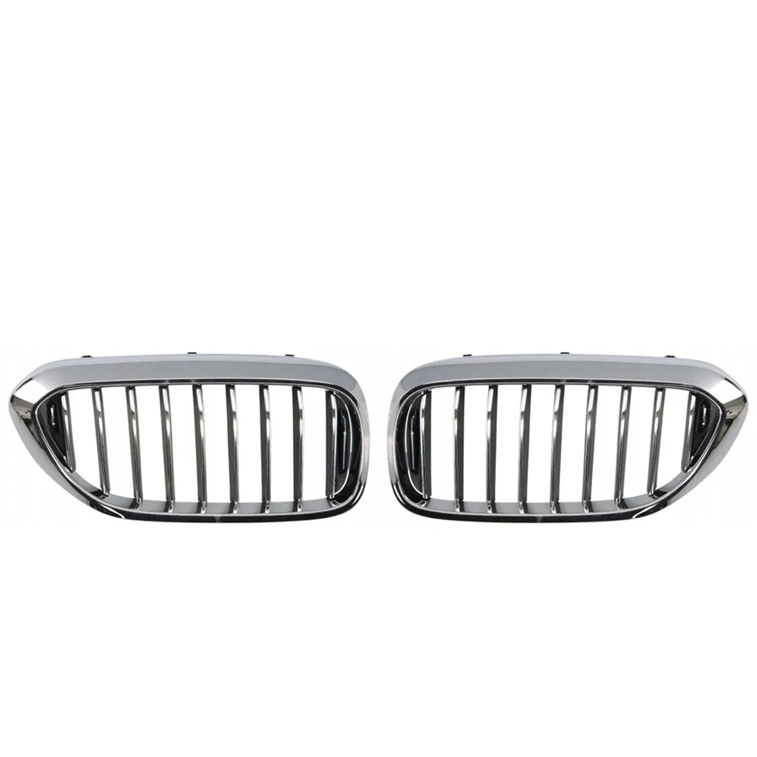 

Suitable for BMW 5 Series G30 G31 Car Front Grille Bumper Grill Front Kidney Shadow Line Silver Chrome Bumper Grille