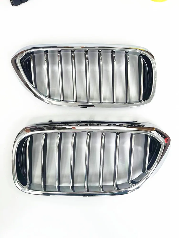 51137383519 51137383520 Car Middle Net Radiator Grille Plated Iron For BMW L/R Front G30 520d 525d 530d