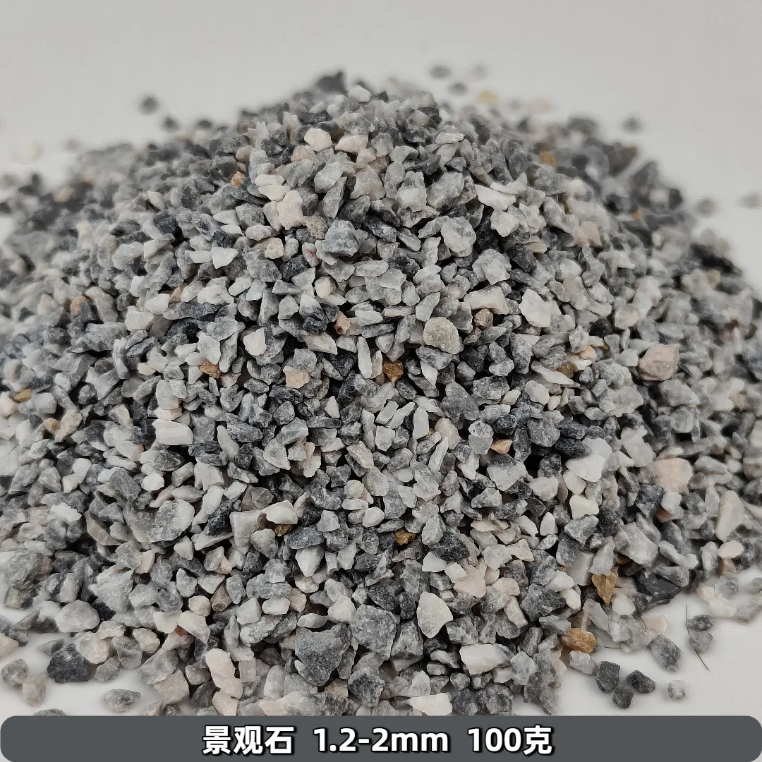 100 جرام أحجار المناظر الطبيعية 0.5-6 مللي متر أحجار صغيرة نموذج أطقم لتقوم بها بنفسك قطار المسار المشهد المواد اليدوية طاولة الرمل ديوراما اكسسوارات