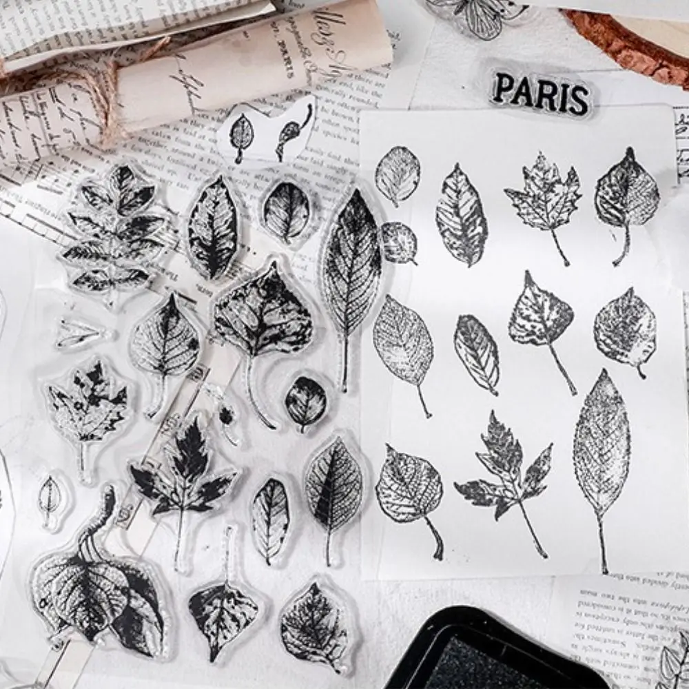 Butterfly Scrapbooking Hand Account Transparent Silicone Stamp Embossed Seals Stamp DIY Journal Albums Scrapbook Decoration