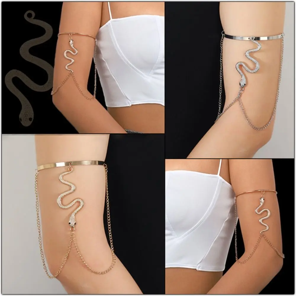 Chaîne de bras à pampilles en métal, réglable, à la mode, rétro, large ouverture, accessoires de bijoux, nouvelle collection