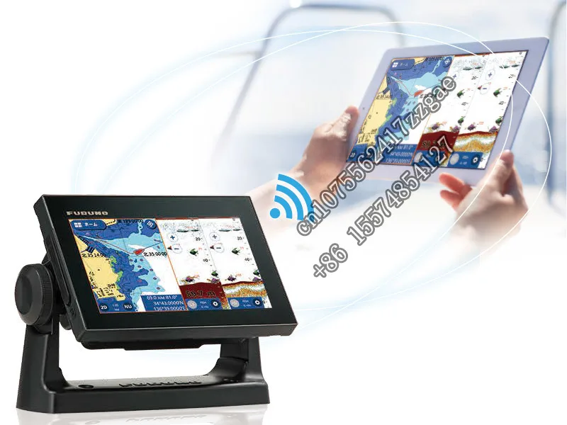 FURUNO GPS Chart Plotter com Tablet Control, Espelhamento Função Disponível, GP-1871F, 7\