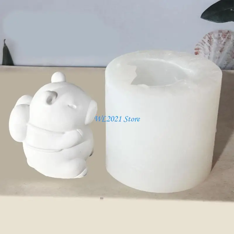 

G5GC Flexible Silicone Mold Handmade Scented Mould Capybara Shaped Aromatherapys Jewelry Mold Home Decorations